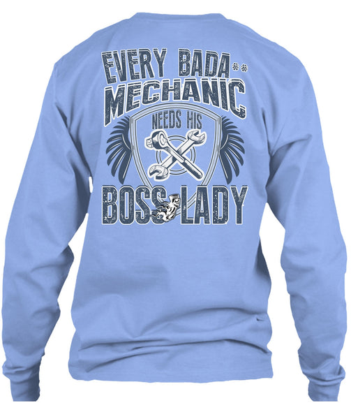 Mechanic Needs His Boss Lady T Shirt, I Love Mechanic T Shirt