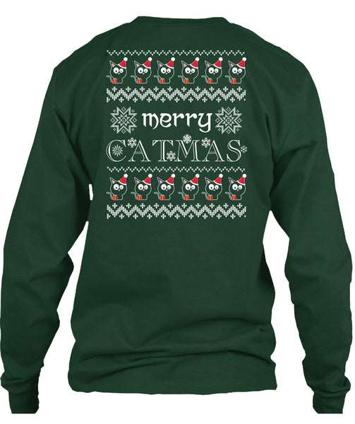 Merry Catmas T Shirt, This Girl Loves Christmas T Shirt