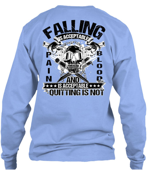 Falling Is Acceptable T Shirt, I Love Veteran T Shirt