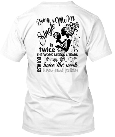A black t-shirt with the shopify logo