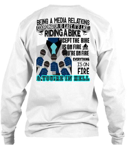Being A Media Relations Coordinator Is Easy T Shirt, Being A Coordinator T Shirt