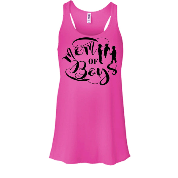 Mom Of Boys T Shirt, Mother And Son Tank Top