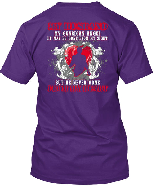 My Husband My Guardian Angel T Shirt, From My Heart T Shirt