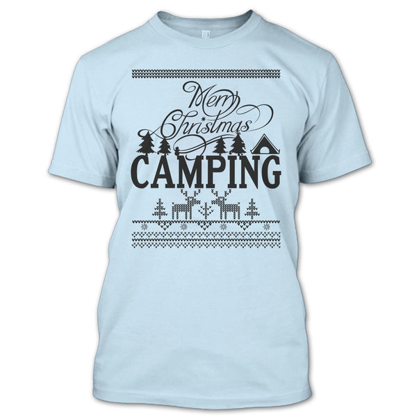 Merry Christmas Camping T Shirt, Gift For Camper T Shirt
