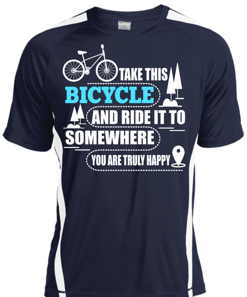 Take This Bicycle T Shirt, Being A Biker T Shirt, Cool Shirt