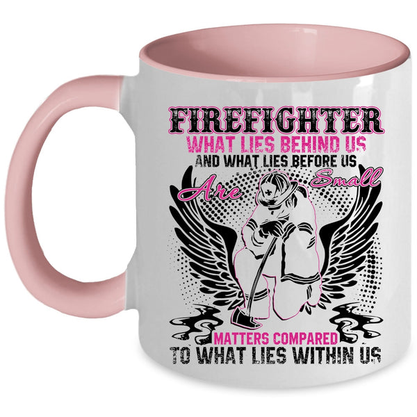 Cool Gift For Firefighters Coffee Mug, Firefighter Accent Mug