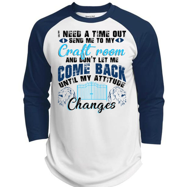 Send Me To My Craft Room T Shirt, I Love My Cat T Shirt, Awesome T-Shirts  (Polyester Game Baseball Jersey)