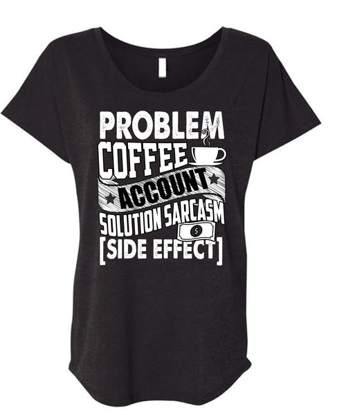 A black t-shirt with the shopify logo