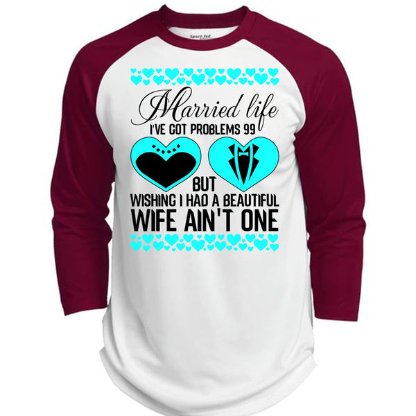 I Had A Beautiful Wife T Shirt, I Love Wife T Shirt, Awesome T-Shirts  (Polyester Game Baseball Jersey)