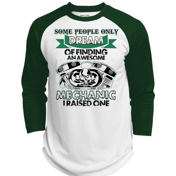 Finding An Awesome Mechanic T Shirt, I Love Mechanic T Shirt, Awesome T-Shirts  (Polyester Game Baseball Jersey)