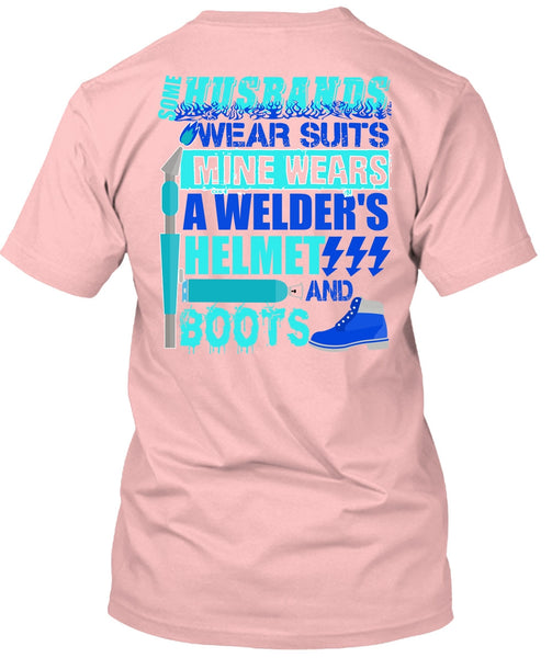 Some Husbands Wear Suits T Shirt, I Love Wife T Shirt