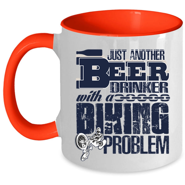 With A Biking Problem Coffee Mug, Just Another Beer Drinker Accent Mug