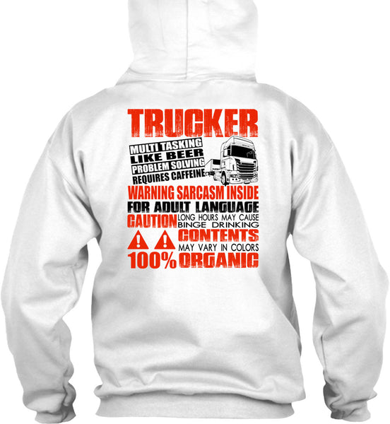 Trucker Multitasking Like Beer T Shirt, Adult Language T Shirt