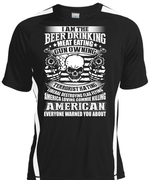 A black t-shirt with the shopify logo