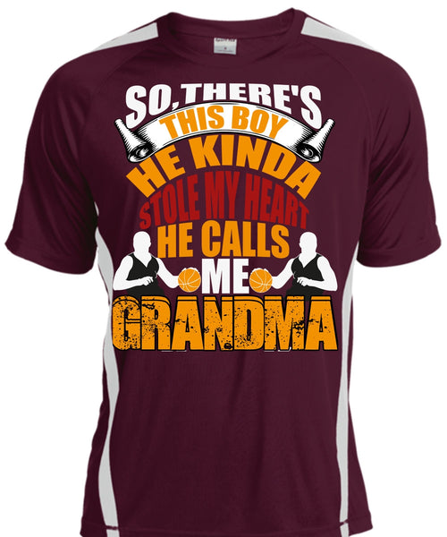He Kinda Stole My Heart T Shirt, He Calls Me Grandma T Shirt, Cool Shirt