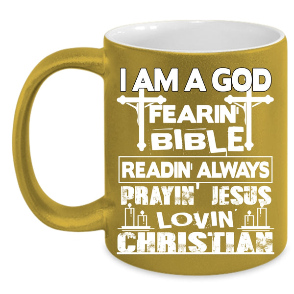 I Am A Loving Christian Coffee Mug, Awesome Coffee Cup