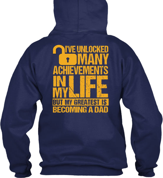 I've Unlocked Many Achievements T Shirt, Becoming A Dad T Shirt