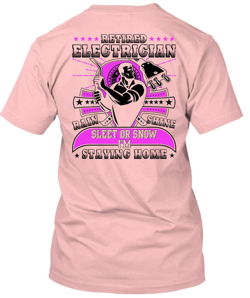 Retired Electrician T Shirt, I Love Electrician T Shirt