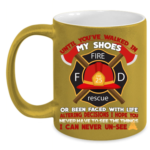 Awesome Firefighter Coffee Mug, Funny Gift For Fireman Coffee Cup