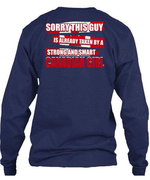 Strong And Smart Canadian Girl T Shirt, Being A Girlfriend T Shirt