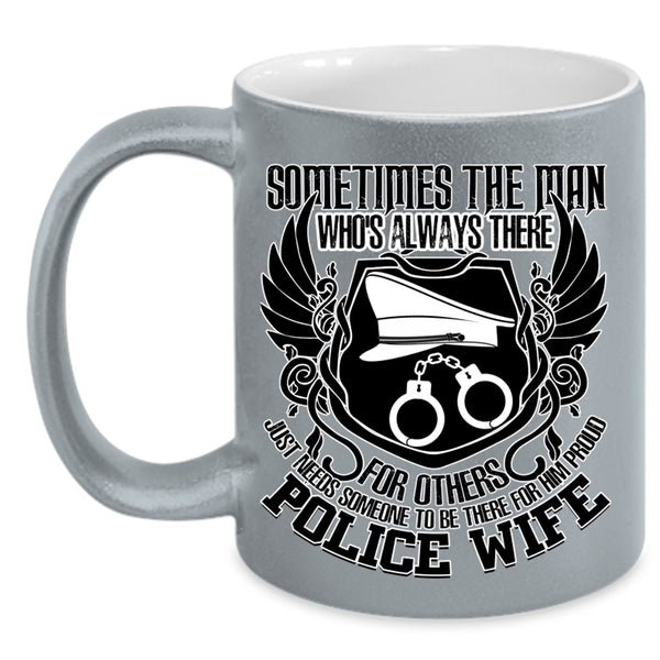 Best Gift For Police Wife Coffee Mug, Proud Police Wife Accent Mug