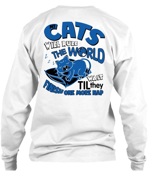 Cat's Will Rule The World T Shirt, I Love My Cat T Shirt