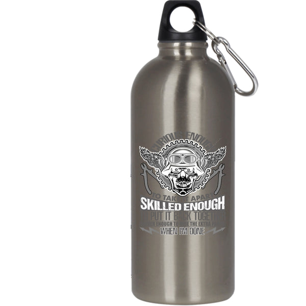 Curious Enough To Take It Apart 20 oz Stainless Steel Bottle,Cool Electricians Outdoor Sports Water Bottle