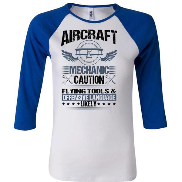 Aircraft Mechanic Caution Flying Tools T Shirt, I Love Mechanic T Shirt, Awesome T-Shirts