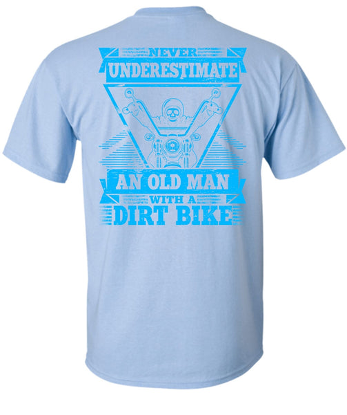 Old Man With A Dirt Bike T Shirt, I Love Biking T Shirt