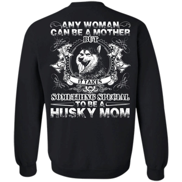 A black t-shirt with the shopify logo