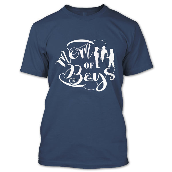 Mom Of Boys T Shirt, Coolest Mom T Shirt