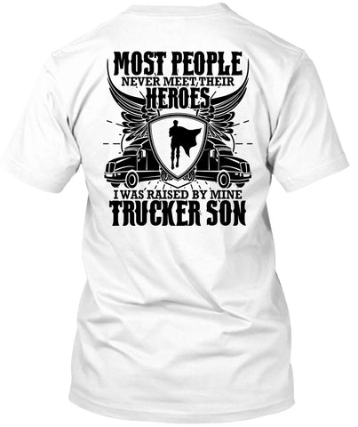 A black t-shirt with the shopify logo