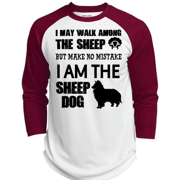 I Am The Sheep Dog Shirt, Favorite T Shirt  (Polyester Game Baseball Jersey)