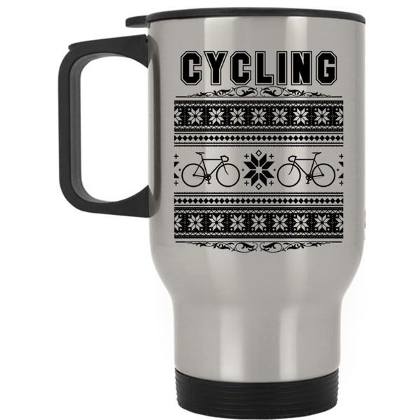 I Love Christmas  Travel Mug, Cycling Mug