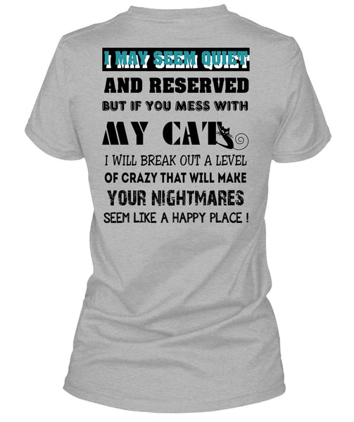 If You Mess With My Cat T Shirt, Loving T Shirt