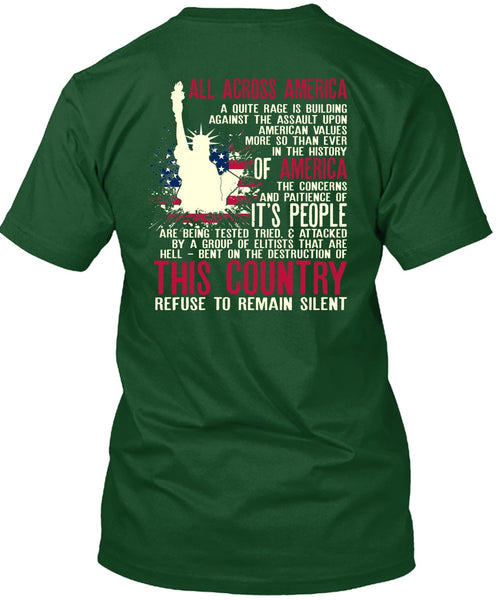All Across America T Shirt, Being A Veteran T Shirt