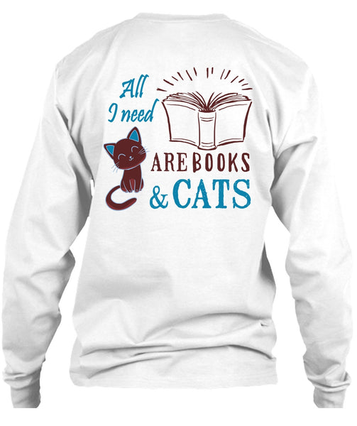 All Need Are Books And Cats T Shirt, Favorite T Shirt