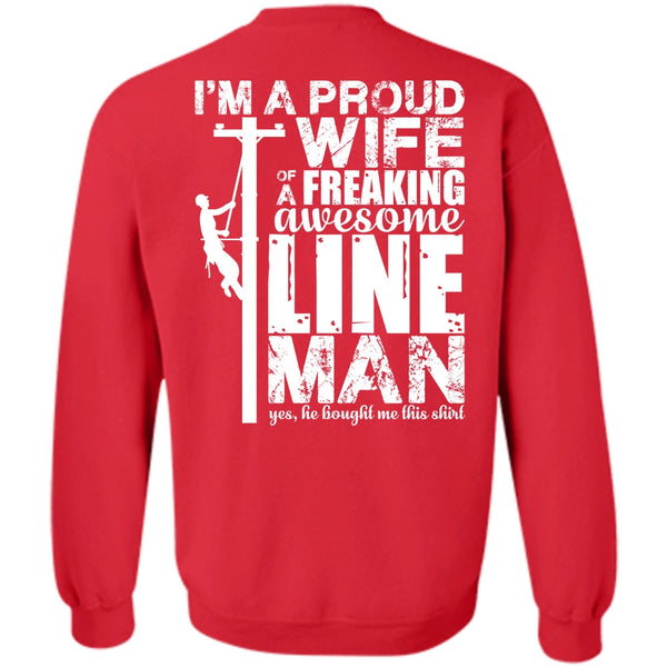 Awesome Lineman T Shirt, I Love Lineman Sweatshirt