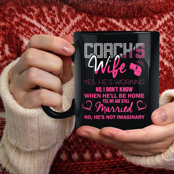 Coach's Wife Coffee Mug, Cute Gift For My Wife Coffee Cup