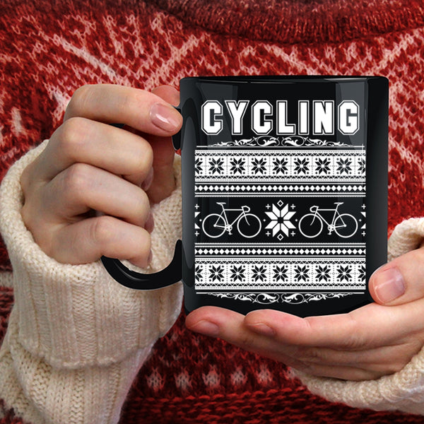 Cycling Coffee Mug, I Love Christmas  Coffee Cup