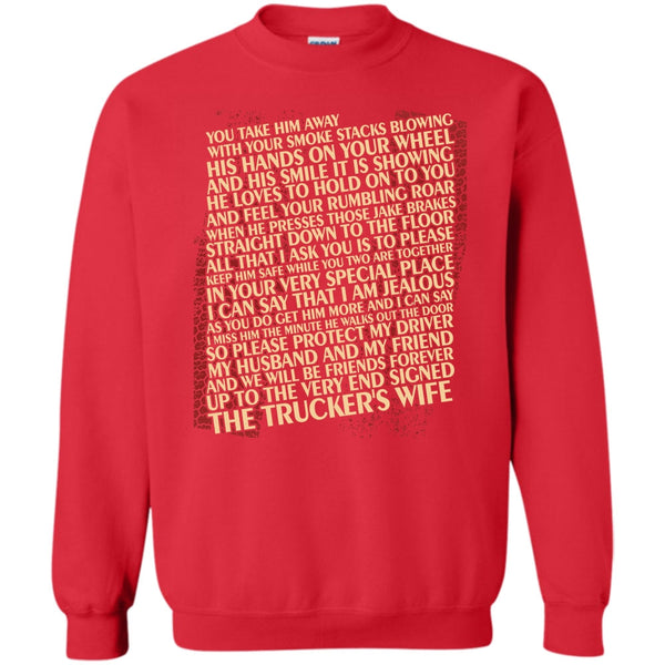 The Trucker's Wife T Shirt, Coolest Trucker's Wife Sweatshirt