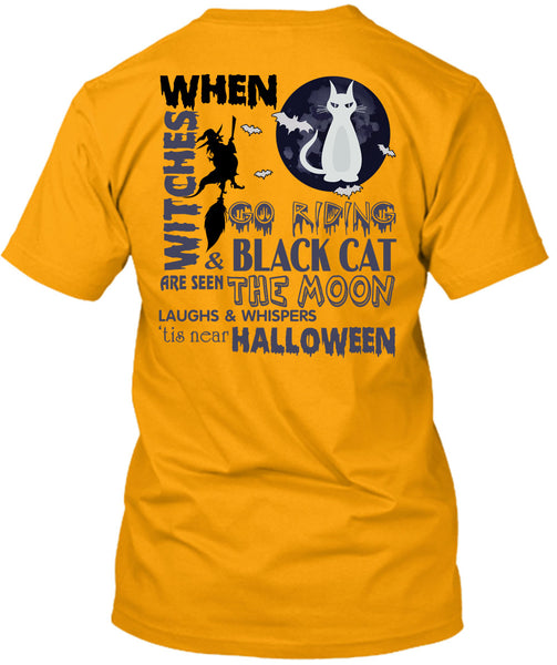 Go Riding And Black Cat Are Seen The Moon T Shirt, I Love You Pumpkin T Shirt