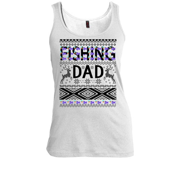 Fishing Dad T Shirt, Merry Christmas Gift Tank Top