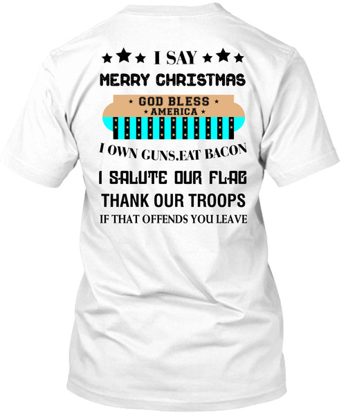 A black t-shirt with the shopify logo