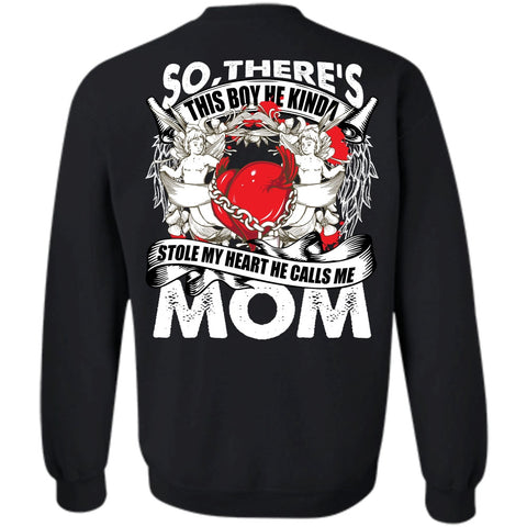 A black t-shirt with the shopify logo