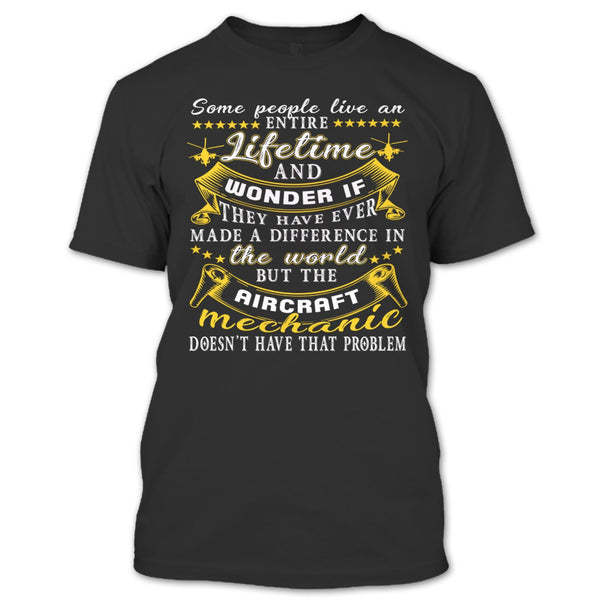 A black t-shirt with the shopify logo