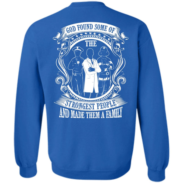 Made Them A Family T Shirt, I Love Police Sweatshirt