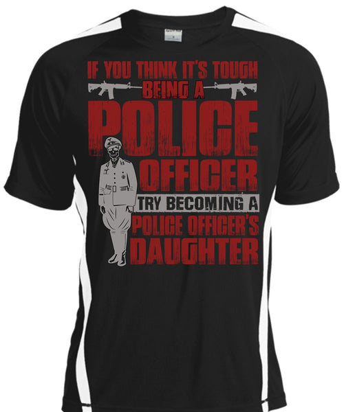 A black t-shirt with the shopify logo