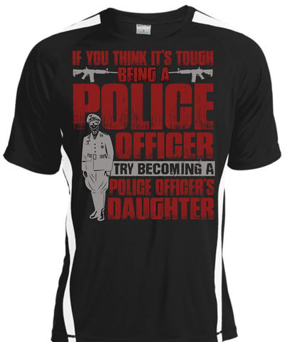 A black t-shirt with the shopify logo