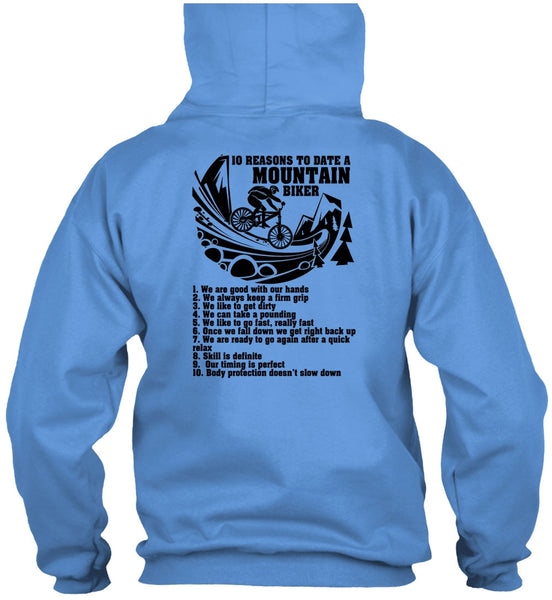 10 Reasons To Date A Mountain Biker T Shirt, I Love Biker T Shirt